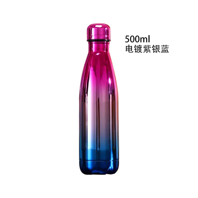 Shiny Rainbow Gradient Stainless steel bottle - Bottle and beyond