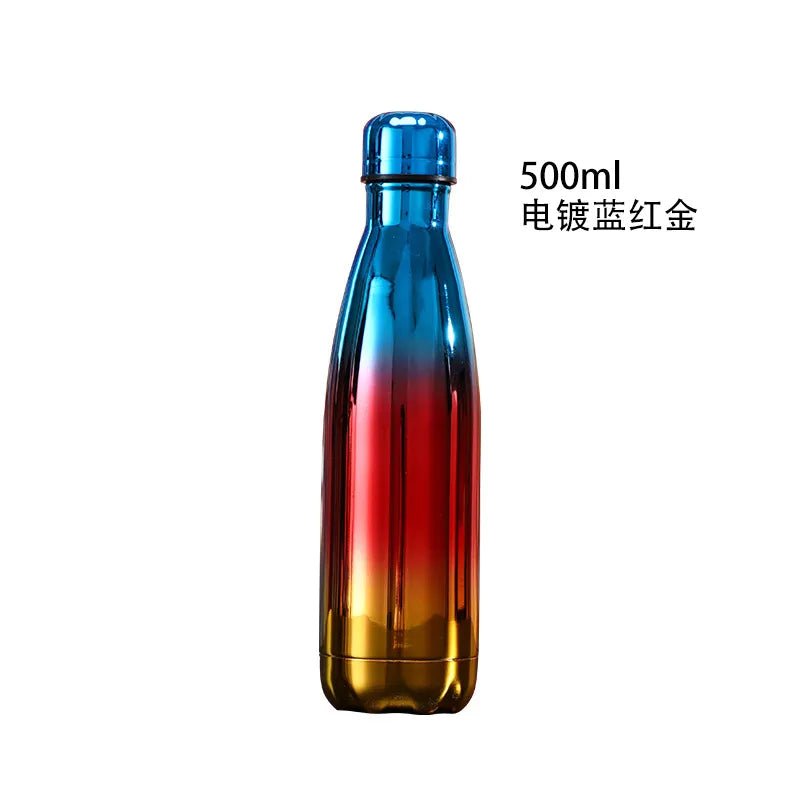 Shiny Rainbow Gradient Stainless steel bottle - Bottle and beyond