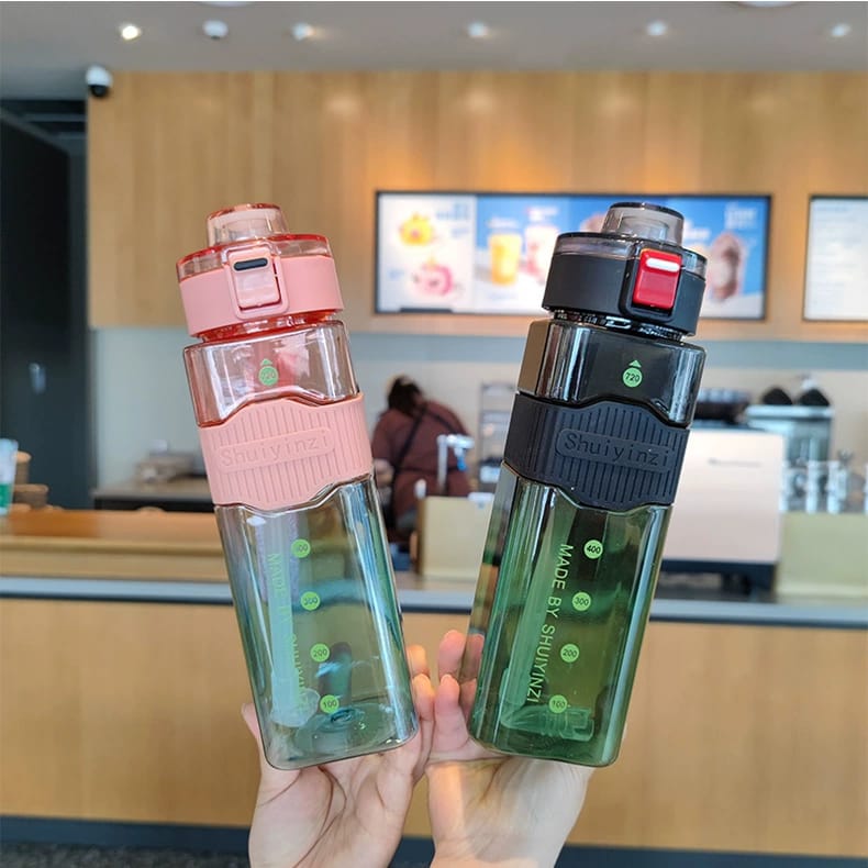 XIKEXI Transparent Square water bottle - Bottle and beyond