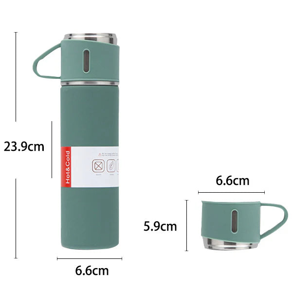 3 in 1 Vaccum Flask Thermos Water bottle