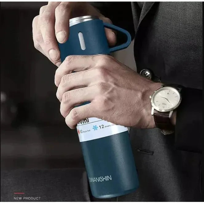 Stainless Steel Vacuum Flask Hot & Cold Thermos Bottle - Bottle and beyond