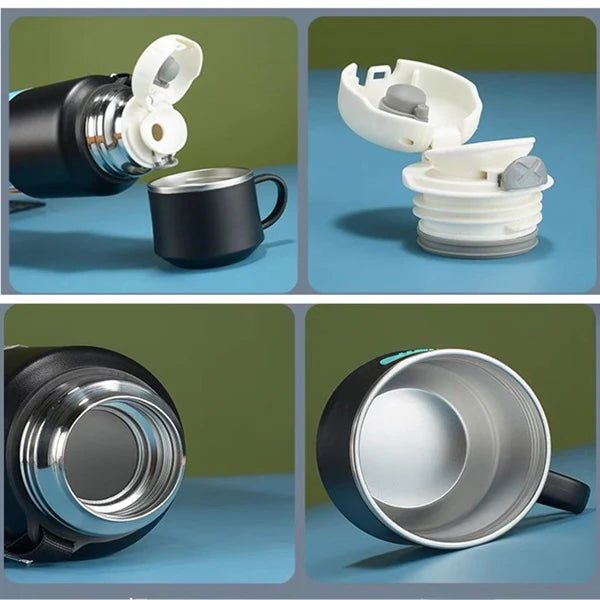 Stainless Steel Vacuum Flask Hot & Cold Thermos Bottle - Bottle and beyond